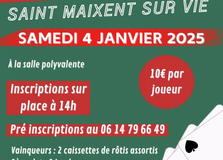 CONCOURS DE BELOTE – SAINT MAIXENT SUR VIE