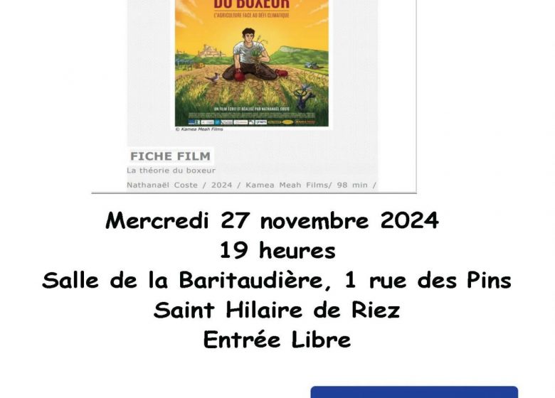 Projection cinéma – Saint Hilaire de Riez