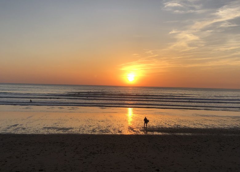 Les pieds dans le sable