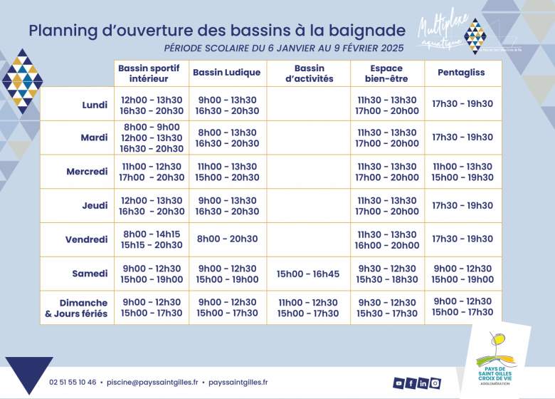 MULTIPLEXE AQUATIQUE DU PAYS DE SAINT GILLES