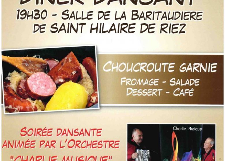 REPAS DANSANT – SAINT HILAIRE DE RIEZ