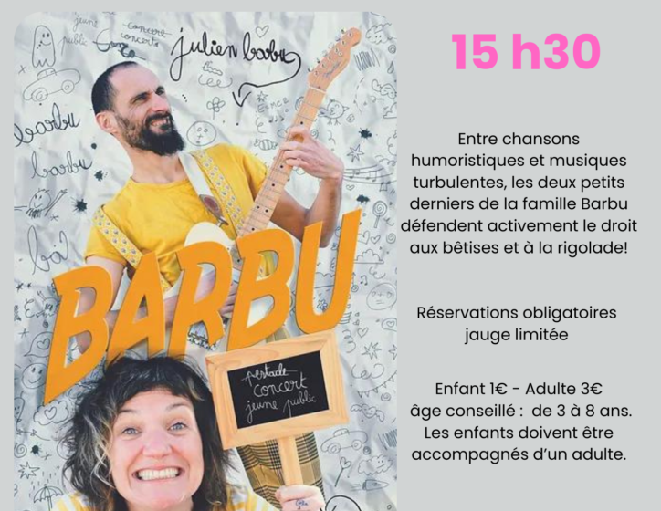 SPECTACLE JEUNE PUBLIC & FAMILIAL „BARBU“