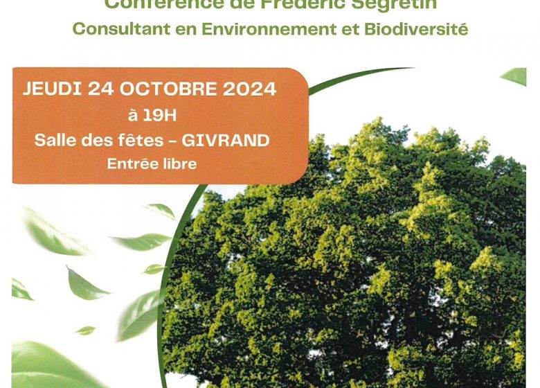 CONFÉRENCE „L’ARBRE, PILIER DE NOTRE ENVIRONNEMENT“